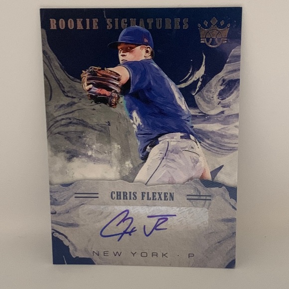 2018 Panini Diamond Kings Auto Chris Flexen NY Mets #S-CX (014) - Picture 1 of 2